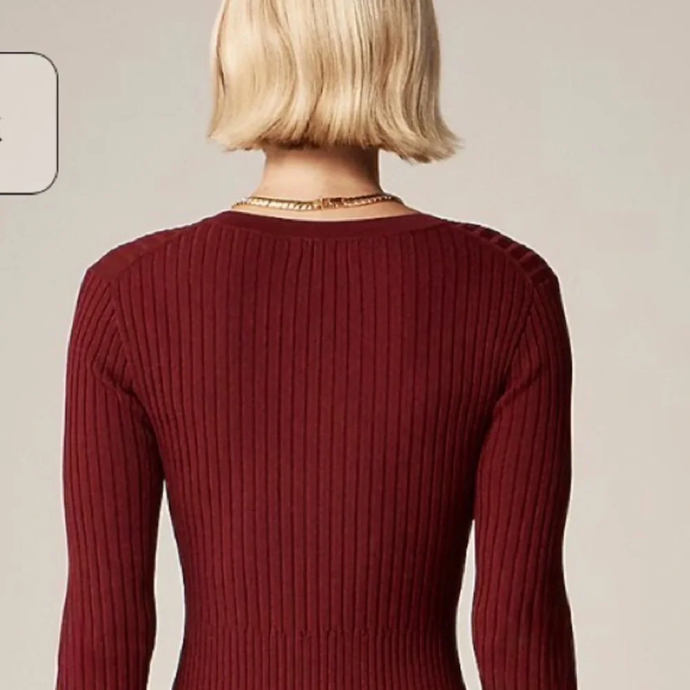 J.Crew Super-stretch ruffle sweater-dress - Picture 9 of 13